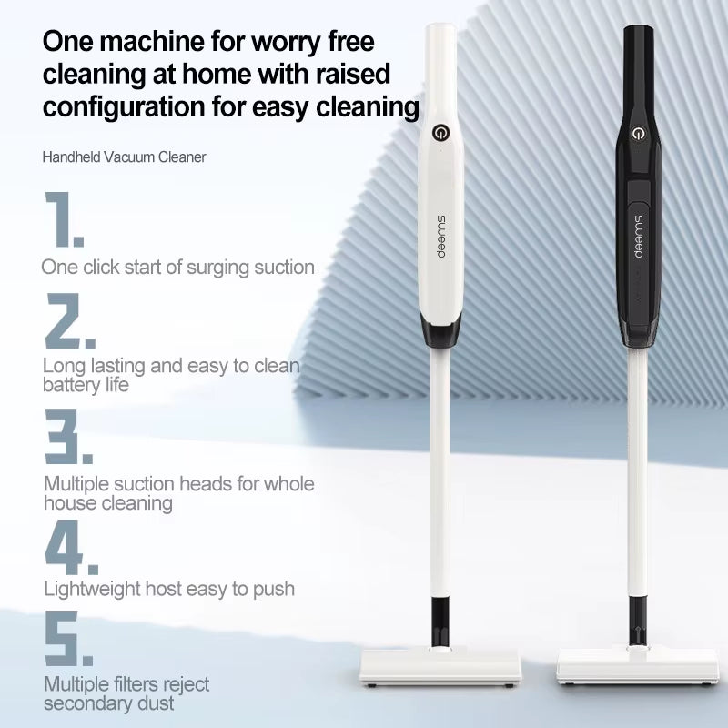 20000Pa Suction Wireless Vacuum Cleaner Handheld Powerful Vacuum Cleaner Low Noise Multiple Accessories to Meet Your Needs